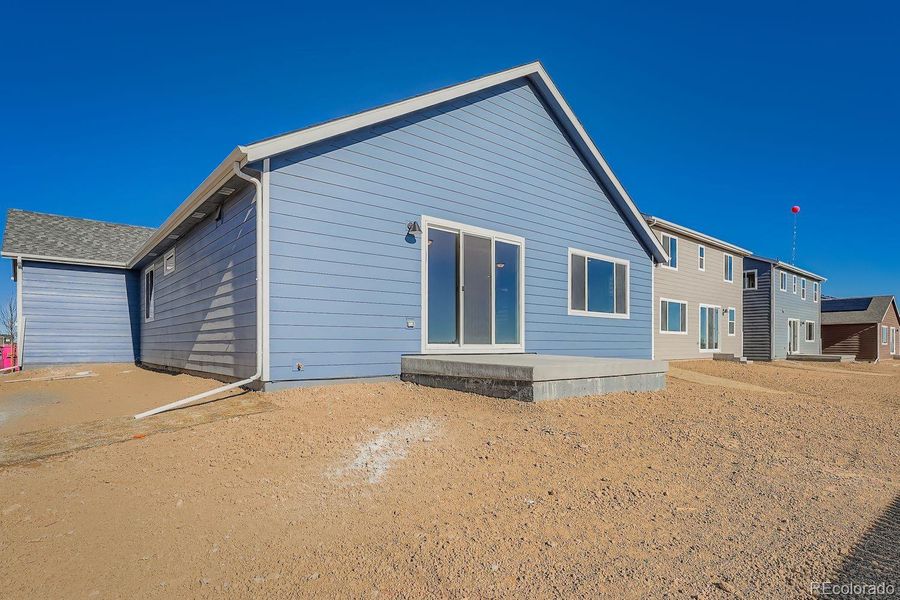 Exterior details and patio area of a home in Wolf Creek Run, Strasburg (Image 3). Exterior details and patio area of a home in Wolf Creek Run, Strasburg (Image 3).