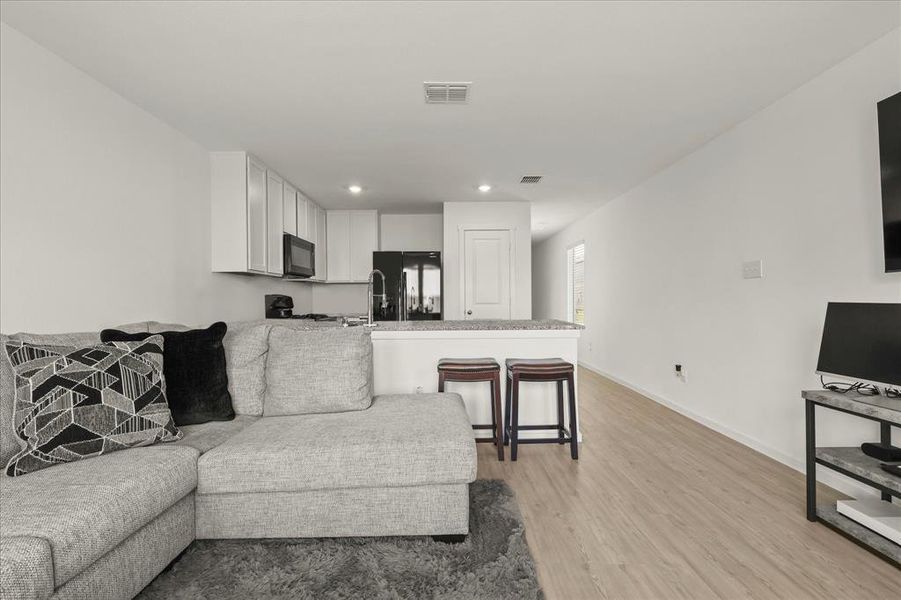 Furnished interior view inside a new home in Foree Ranch: Wellton Collection, Providence Village (Image 15).