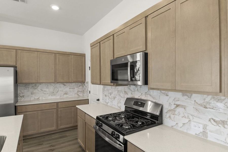 Representative furnished interior of a home built from the Mesquite by Pacesetter Homes in Blanco Vista, San Marcos (Image 10).