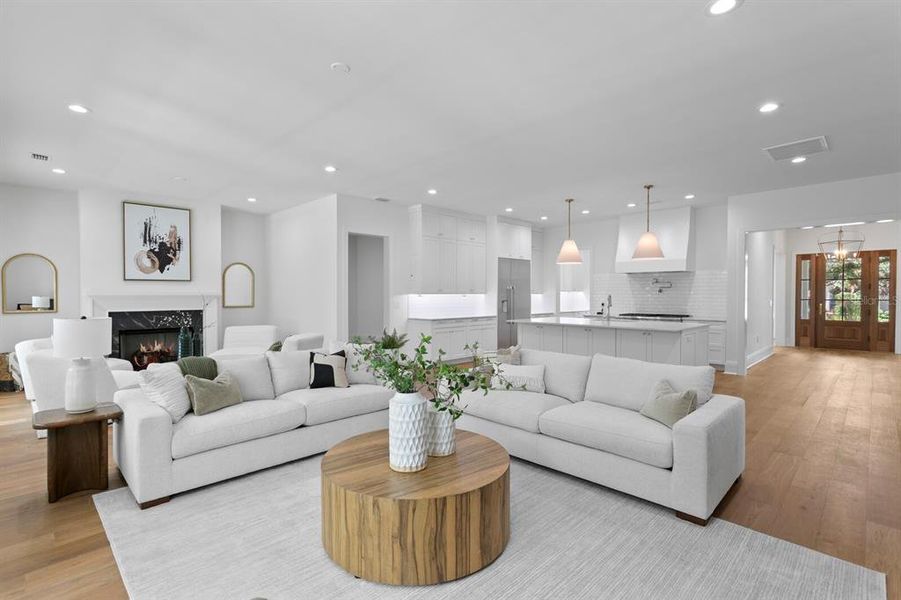 Furnished interior view inside a new home in , Tampa (Image 35). Furnished interior view inside a new home in , Tampa (Image 35).