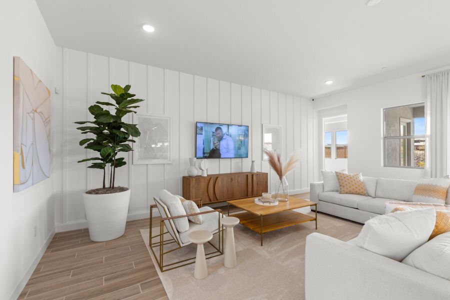 Representative furnished interior of a home built from the Mint by Mattamy Homes in Empire Pointe, Queen Creek (Image 9).