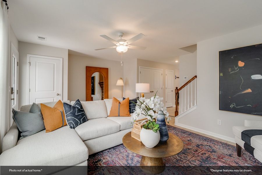 Furnished interior view inside a new home in Astoria, Columbia (Image 5). Furnished interior view inside a new home in Astoria, Columbia (Image 5).