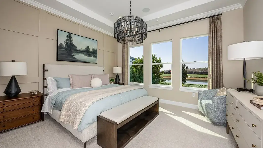 Representative furnished interior of a home built from the Cascata by Taylor Morrison in Esplanade at Pinewalk, St. Johns (Image 19). Representative furnished interior of a home built from the Cascata by Taylor Morrison in Esplanade at Pinewalk, St. Johns (Image 19).