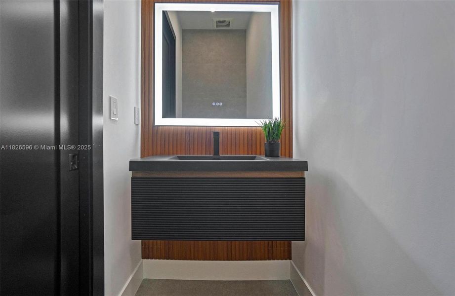 Furnished interior view inside a new home in , Miami (Image 40). Furnished interior view inside a new home in , Miami (Image 40).