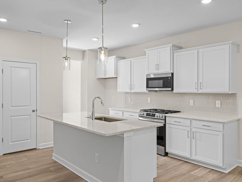 Furnished interior view inside a new home in Woodland Crossing, Zebulon (Image 3).