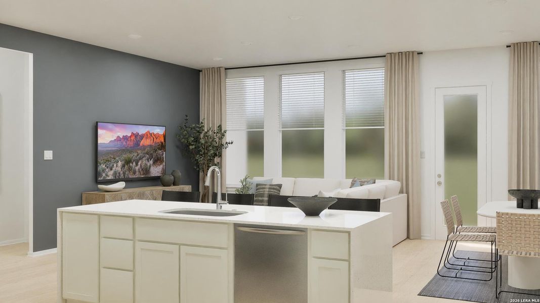 Furnished interior view inside a new home in David Estates, Portland (Image 16).