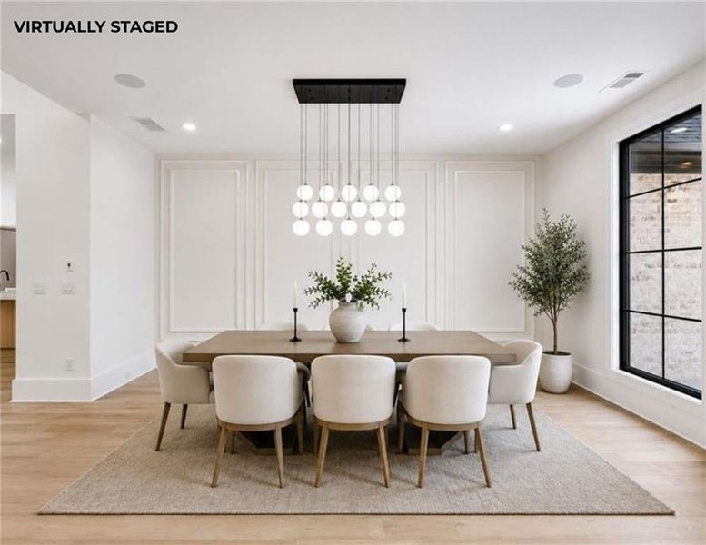 Furnished interior view inside a new home in , Flowery Branch (Image 19).