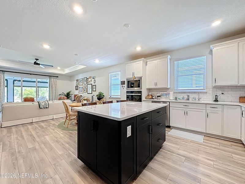 Furnished interior view inside a new home in Hawthorn Park at Wildlight, Yulee (Image 28).