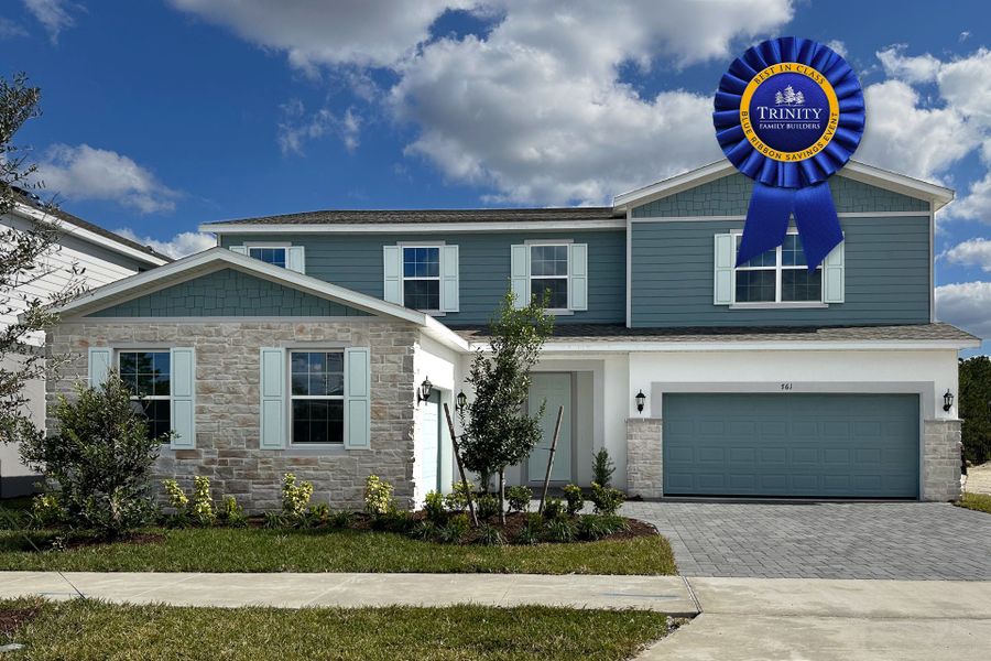 Modern Front Elevation of a Home in Central Florida