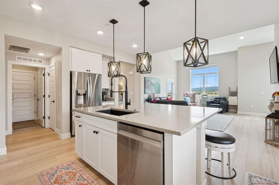 Furnished interior view inside a new home in Chatfield Bluffs, Littleton (Image 30).