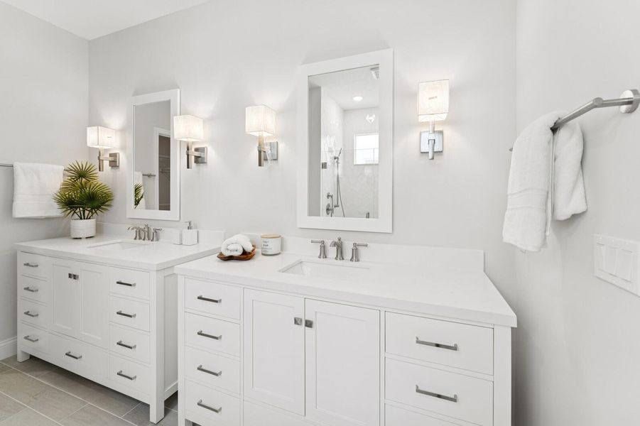 Furnished interior view inside a new home in , Port St. Lucie (Image 32).