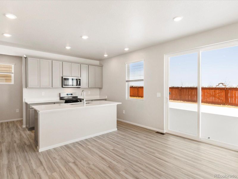 Furnished interior view inside a new home in Revere at Johnstown, Johnstown (Image 8). Furnished interior view inside a new home in Revere at Johnstown, Johnstown (Image 8).