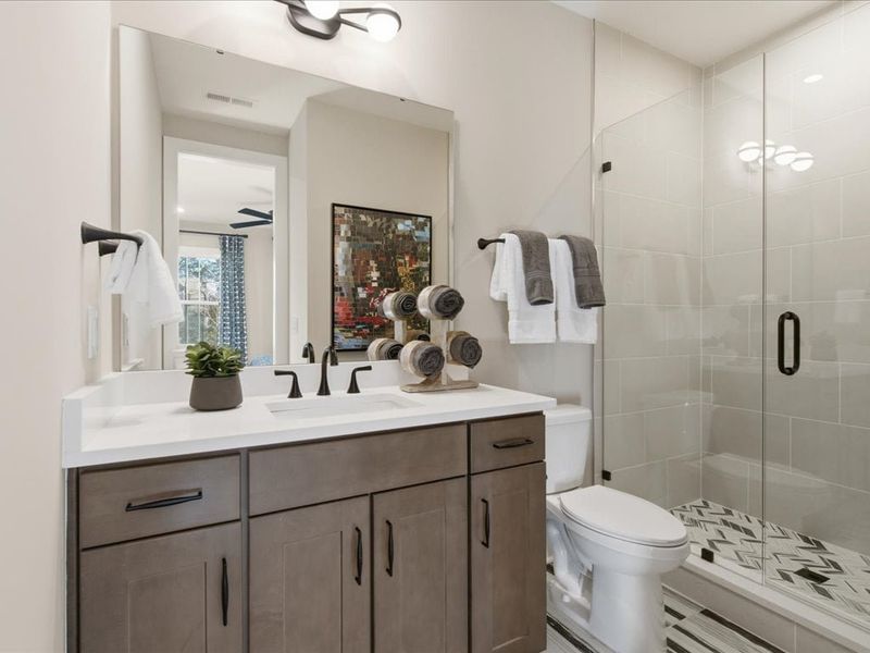 Representative furnished interior of a home built from the Regent by Tri Pointe Homes in Ascend, Charlotte (Image 9).