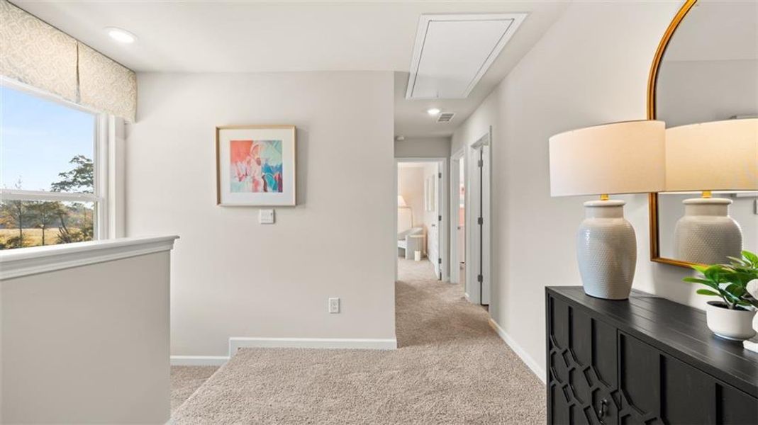 Furnished interior view inside a new home in Brookland Commons, Monroe (Image 22).