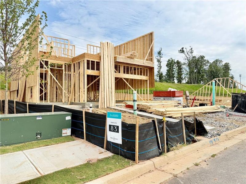In-progress construction of a new home in , Cumming, GA (Image 29).