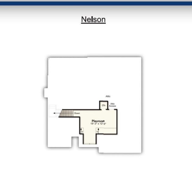 2D floor plan layout of this home in Twin Oaks, Oakland, TN (Image 3).