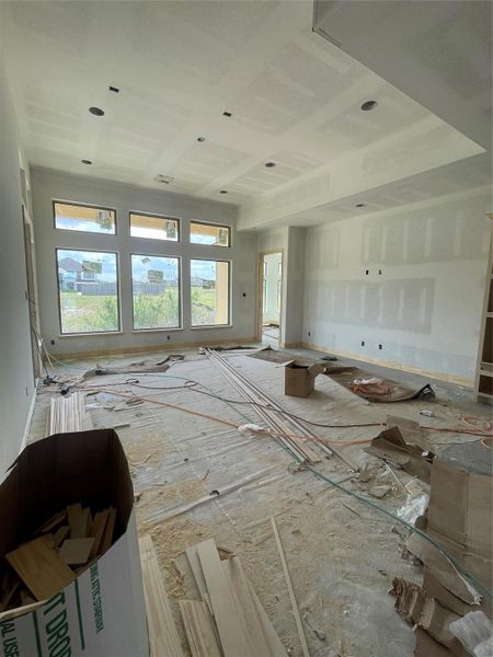 In-progress construction of a new home in , Willis, TX (Image 25).