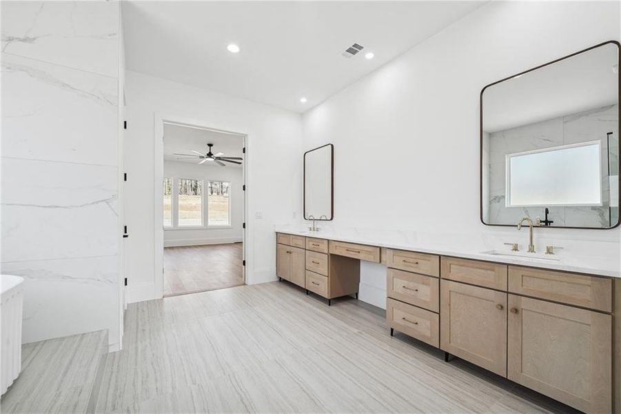 Furnished interior view inside a new home in , Dacula (Image 17).
