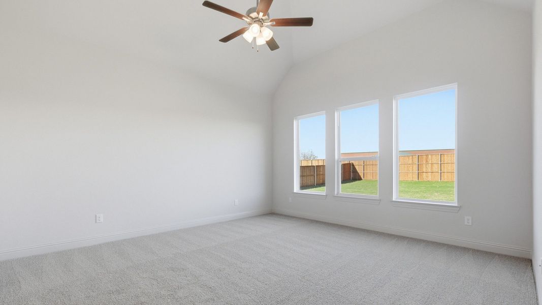 Representative furnished interior of a home built from the Tulane by DRB Homes in Green Meadows Classic, Celina (Image 28).