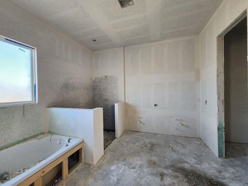 In-progress construction of a new home in Rocky Top, Krum, TX (Image 4).