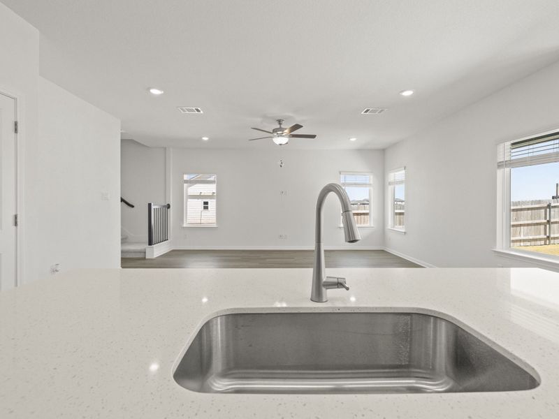 Close-up of interior finishes inside a home in Cool Water at Sonterra, Jarrell (Image 18).
