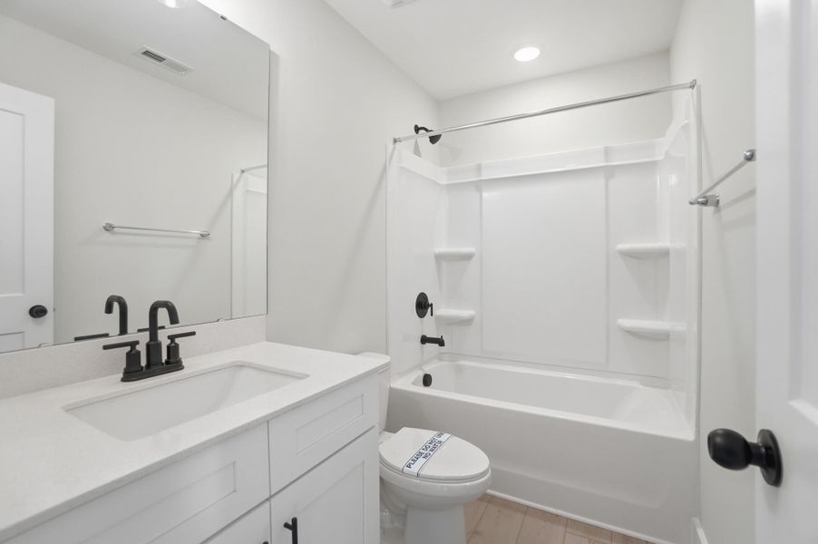 Furnished interior view inside a new home in Blythe Mill Townhomes, Waxhaw (Image 12).