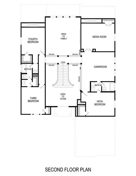 Media) Second Floor Plan Media) Second Floor Plan