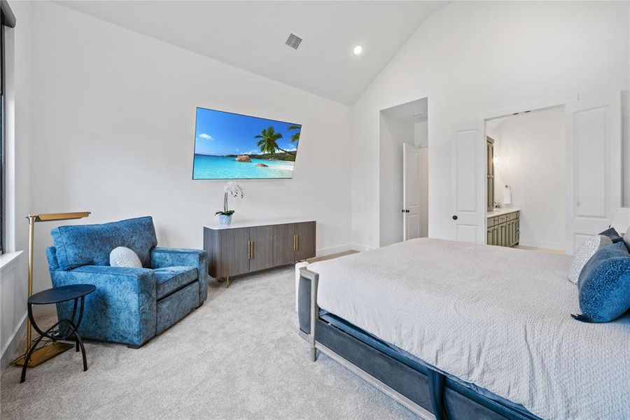 Furnished interior view inside a new home in , Prosper (Image 17).