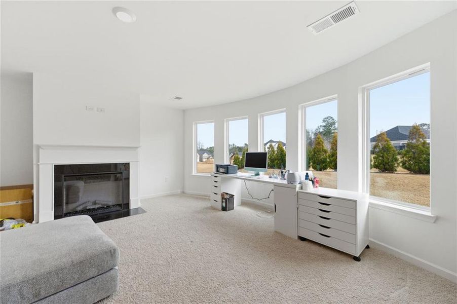 Furnished interior view inside a new home in Water Oak Estates, Lawrenceville (Image 6).