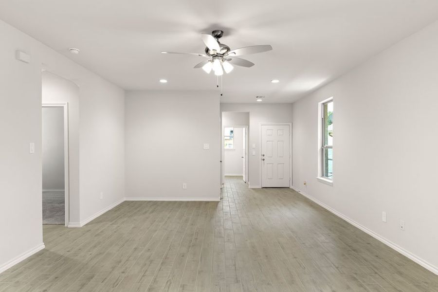 Representative exterior photo of a completed home built from the Mesquite by Impression Homes in Bryant Farms, Melissa, TX (Image 10). Representative exterior photo of a completed home built from the Mesquite by Impression Homes in Bryant Farms, Melissa, TX (Image 10).