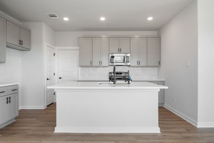 Furnished interior view inside a new home in Union Collection at Park Central, Georgetown (Image 11).