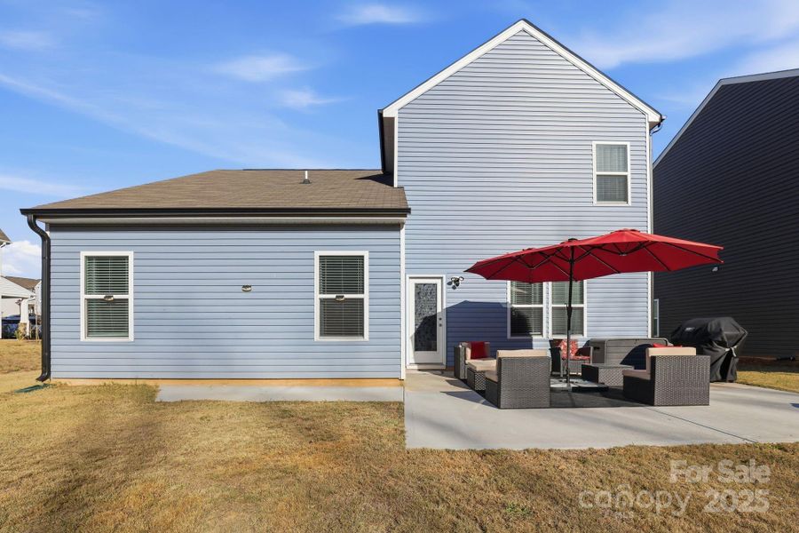 Exterior details and patio area of a home in , Statesville (Image 3).