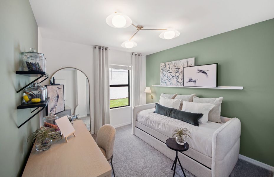 Furnished interior view inside a new home in Caloosa Cove, Labelle (Image 3).