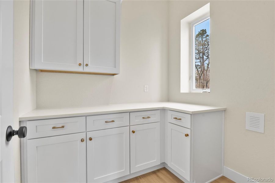 Furnished interior view inside a new home in , Colorado Springs (Image 9).