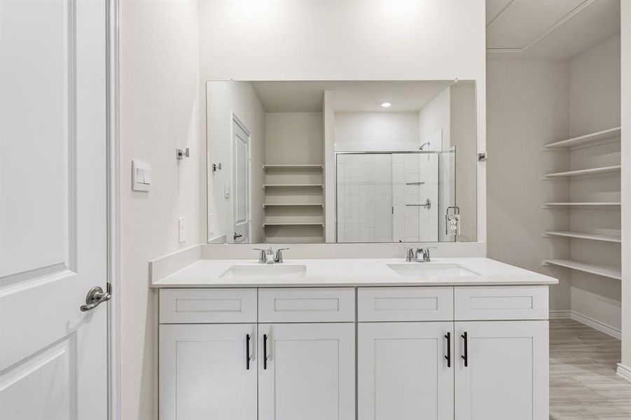 Furnished interior view inside a new home in The Preserve at Forum, Grand Prairie (Image 4).