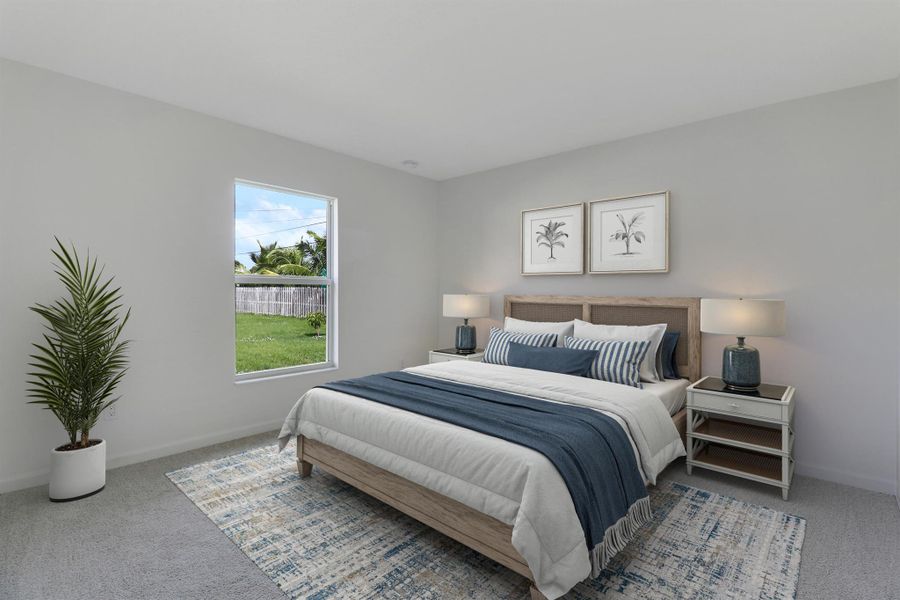 Furnished interior view inside a new home in , Port St. Lucie (Image 6).