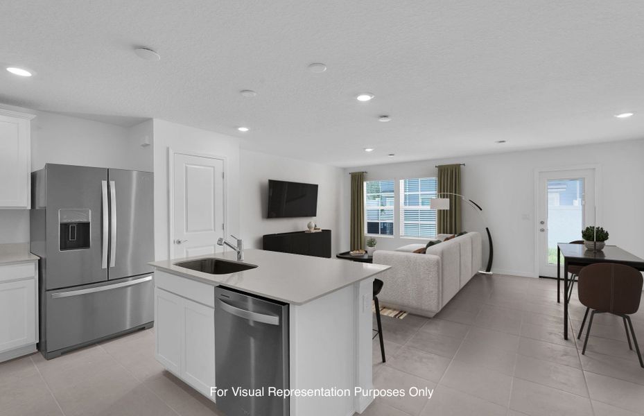 Furnished interior view inside a new home in Normandy Pines, Jacksonville (Image 5).