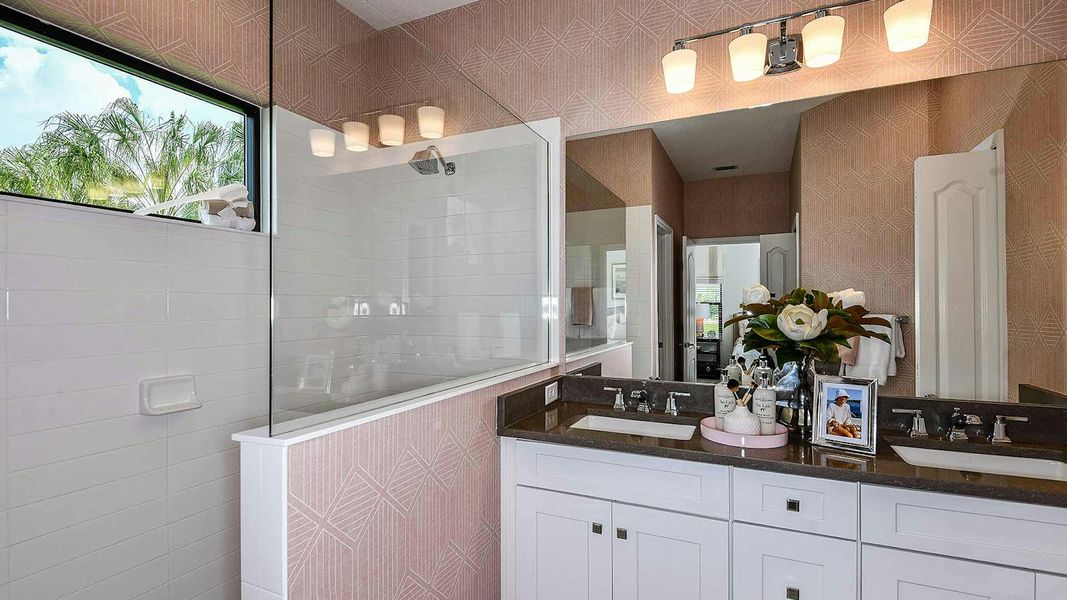 Furnished interior view inside a new home in Vicenza Real Estate and Homes for Sale in North Venice, FL - Neal Communities, Nokomis (Image 19). Furnished interior view inside a new home in Vicenza Real Estate and Homes for Sale in North Venice, FL - Neal Communities, Nokomis (Image 19).