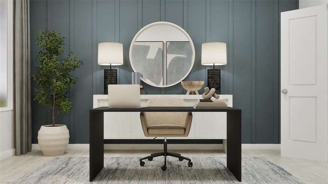 Furnished interior view inside a new home in Ashland, Angleton (Image 21).