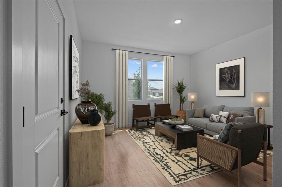 Furnished interior view inside a new home in Caldwell Lakes, Dallas (Image 5). Furnished interior view inside a new home in Caldwell Lakes, Dallas (Image 5).