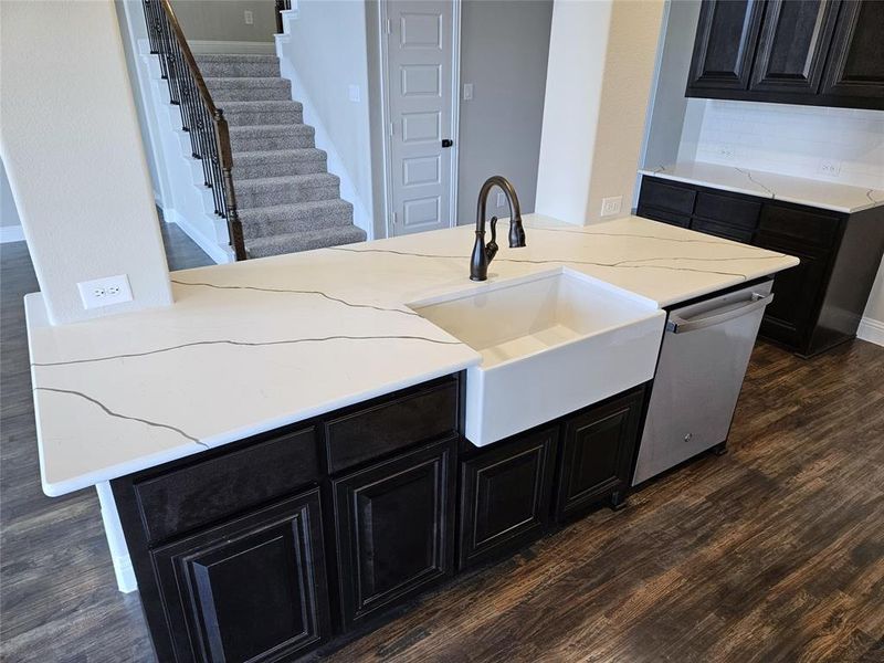 Close-up of interior finishes inside a home in Corner Stone Ranch, Howe (Image 13).