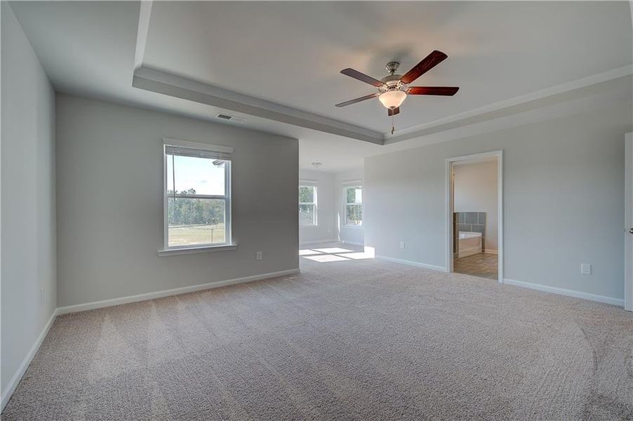 Spacious, unfurnished interior of a new home in Cooper Park, McDonough (Image 24).