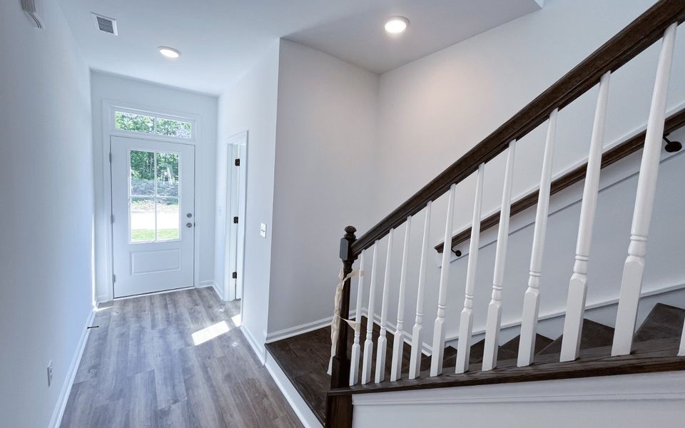 Spacious, unfurnished interior of a new home in Wendell Falls, Wendell (Image 9). Spacious, unfurnished interior of a new home in Wendell Falls, Wendell (Image 9).