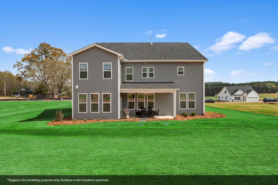 Exterior details and patio area of a home in Foxhall Landing, Easley (Image 22). Exterior details and patio area of a home in Foxhall Landing, Easley (Image 22).