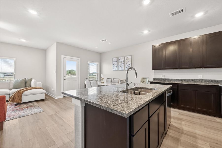 Furnished interior view inside a new home in Arabella on the Prairie, Richmond (Image 12).