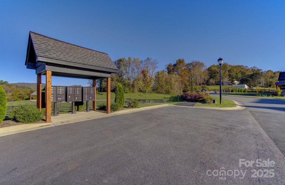 Front exterior of a new home in , Mills River, NC, highlighting curb appeal (Image 15).