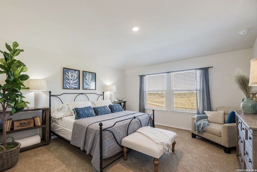 Furnished interior view inside a new home in , Converse (Image 13).