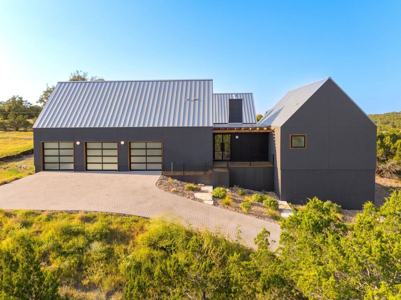 Front exterior of a new home in , Austin, TX, highlighting curb appeal (Image 19). Front exterior of a new home in , Austin, TX, highlighting curb appeal (Image 19).