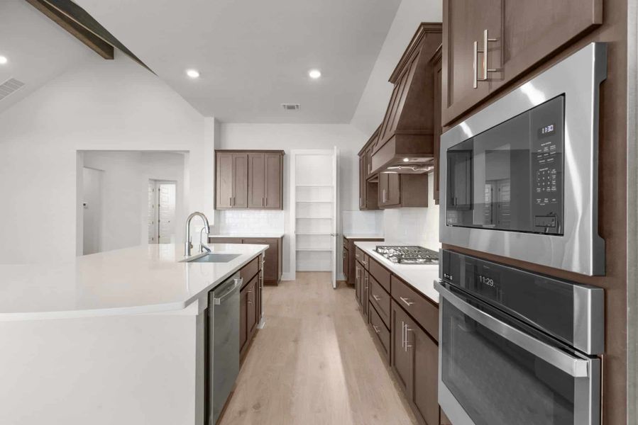 Furnished interior view inside a new home in Broken Oak, Georgetown (Image 9). Furnished interior view inside a new home in Broken Oak, Georgetown (Image 9).