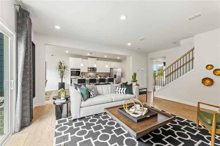 Furnished interior view inside a new home in Oakhurst Manor, McDonough (Image 24). Furnished interior view inside a new home in Oakhurst Manor, McDonough (Image 24).